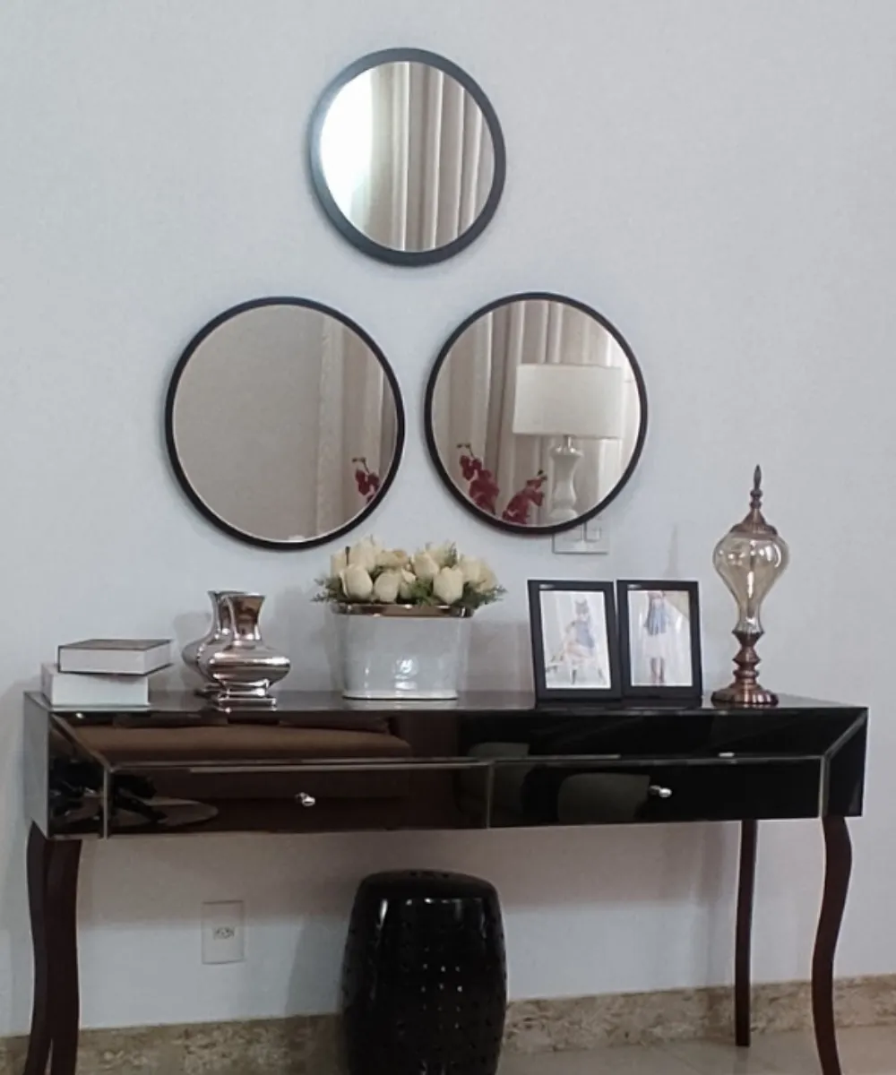 Conjunto de Espelhos Decorativos Redondos para Parede – DG 2230