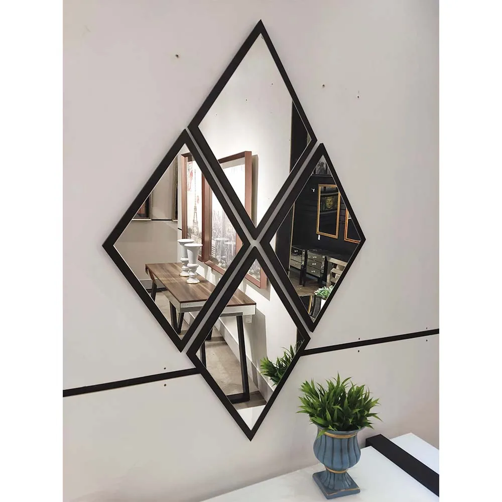 Conjunto de Espelhos Decorativos Losango Diamond