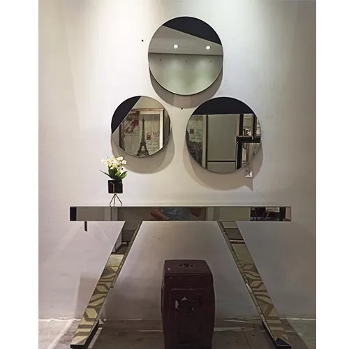 Conjunto Espelho Decorativo Redondo Moon