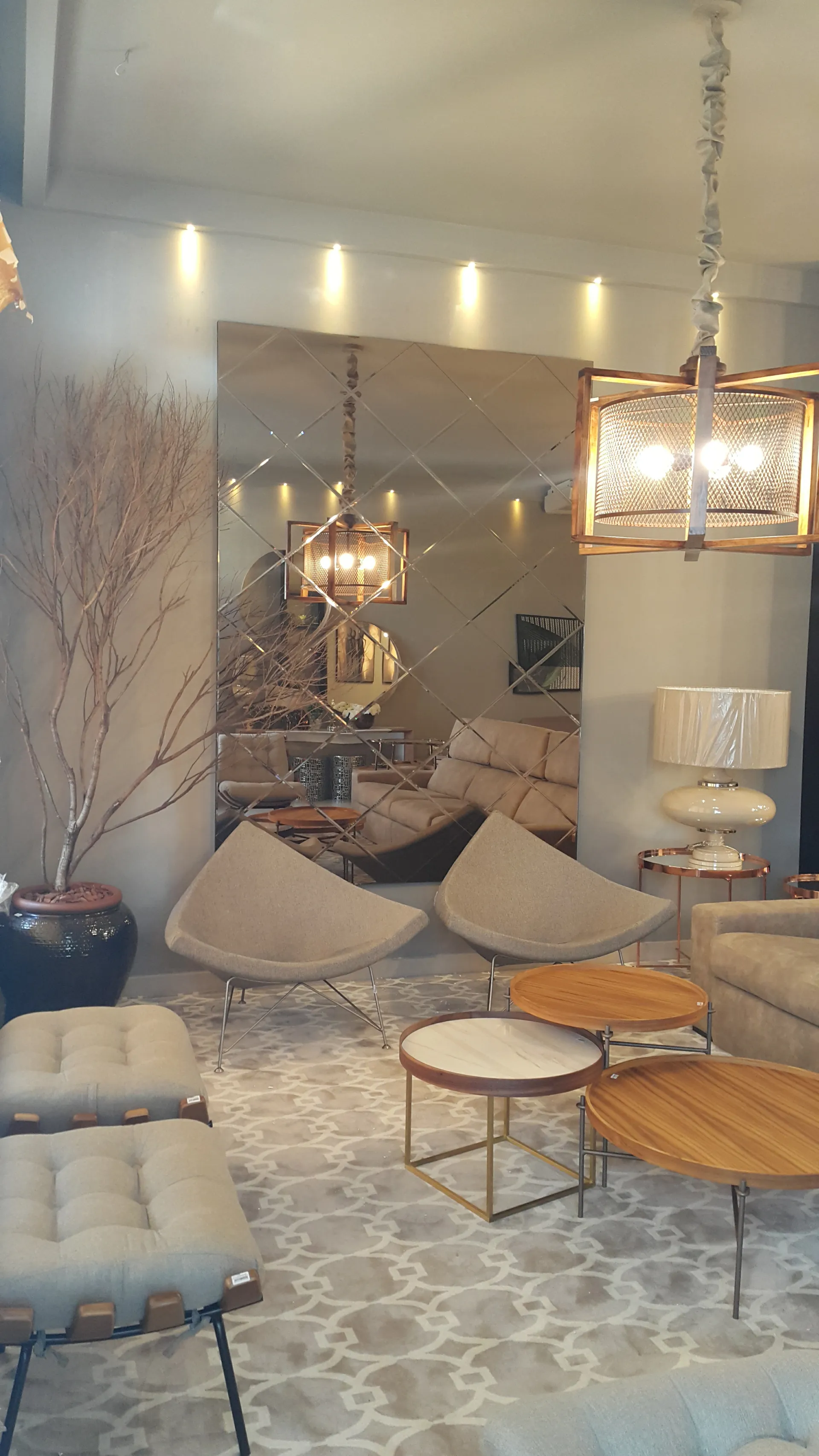 Espelho Decorativo  Losango Slim
