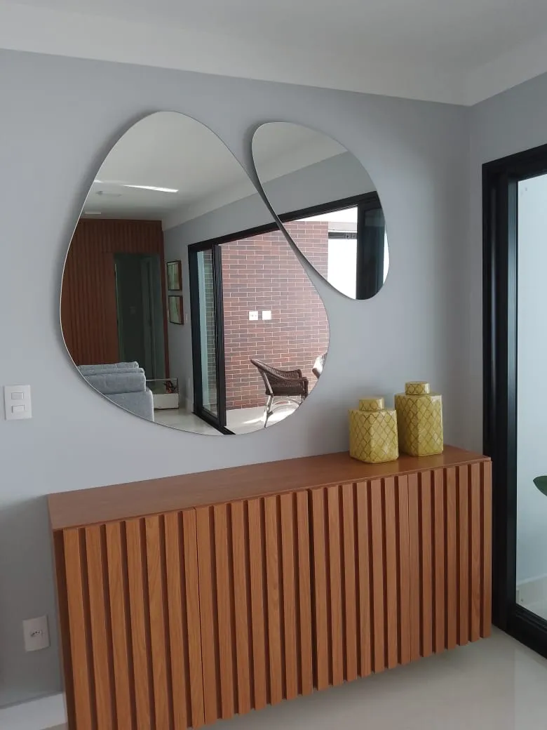 Conjunto de Espelho Orgânico Omega
