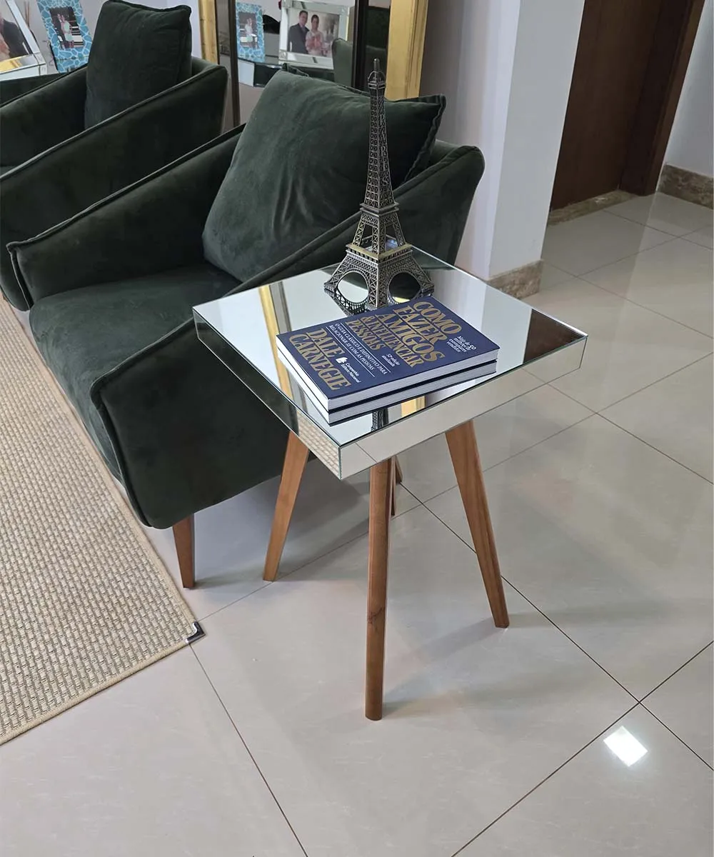 Mesa Decorativa de Canto Ônix