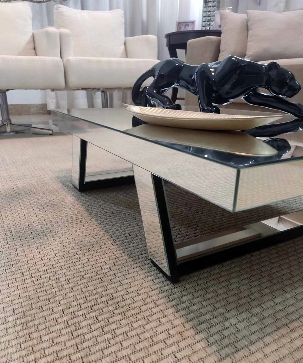 Mesa Decorativa de Centro Espelhada Ibiza