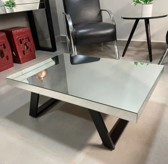 Mesa de Centro Espelhada Topazio