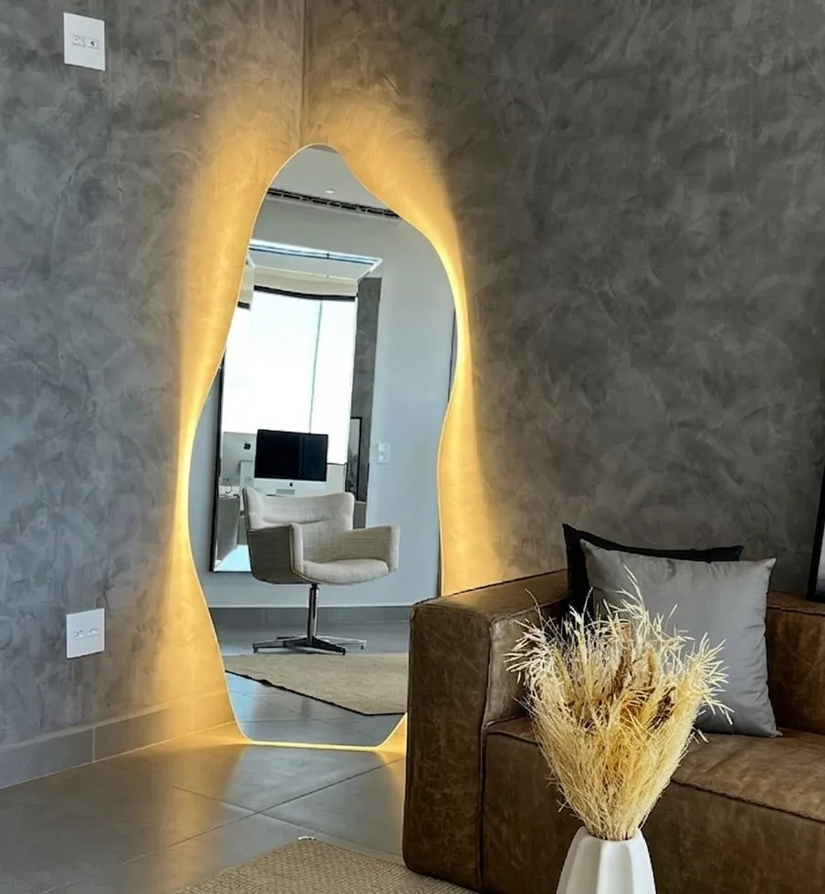 Espelho Retroiluminado Orgânico Mountain - LED